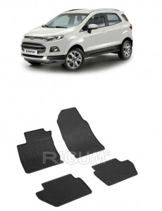 Ford Ecosport, Suv, fabricat din 02.2018 - Prezent, set covorase auto dedicate, din cauciuc 100% Premium accesorii pentru autoturismul tau - masina v155799