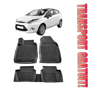 Ford Fiesta (2008-2017) Set covorase auto cauciuc G.Modern Line 3D
