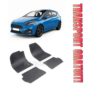 Ford Fiesta V, Hatchback, fabricat din 2002 - 09.2008, set covorase auto dedicate, din cauciuc 100% Premium
