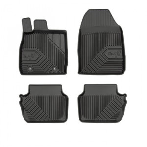 Ford Fiesta VI Din 10.2008 - 06.2017, Hatchback , Set Covorase Auto Tip Tavita Premium 3D, din cauciuc accesorii pentru autoturismul tau - masina v165483