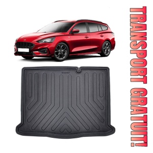 Ford Focus 4 Hatchback (Roata De Rezerva Subtire) 2018-2025 Tavita cauciuc pentru protectie portbagaj dedicata pentru Ford Focus Transport Gratuit