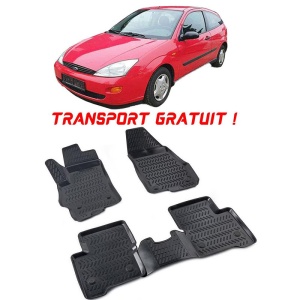 Ford Focus I 1998-2007 Set 4 covorase auto din cauciuc tip tavita premium line 3D - Transport Gratuit! accesorii pentru autoturismul tau - masina v49144