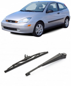 Ford Focus I Brat stergator pentru luneta spate cu lamela 280 mm, compatibil cu Ford Focus I Hatchback fabricat intre 1999-2004, calitate extra accesorii pentru autoturismul tau - masina v91979