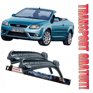 Ford Focus II Convertible Set 2 stergatoare parbriz Bosch Aerotwin 600/475mm compatibile cu Ford FOCUS II Convertible (2006-2010) (65 cm / 42.5 cm)