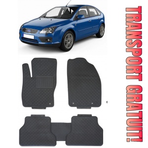 Ford Focus II Hatckback (2004-2011) Set 5 covorase auto cauciuc Exclusive Line