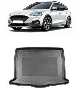 Ford Focus IV ActIVe Suv din 09.2018 - Prezent, Tavita Pentru Portbagaj Lux Premium Dedicata, Portbagaj Inferior Roata Rezerva Ingusta *2 accesorii pentru autoturismul tau - masina v190614