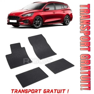Ford Focus IV MhEV, Combi, fabricat din 09.2018 - Prezent, set covorase auto dedicate, din cauciuc 100% Premium - Transport Gratuit