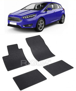 Ford Focus IV MhEV, Hatchback, fabricat din 07.2020 - Prezent, set covorase auto dedicate, din cauciuc 100% Premium accesorii pentru autoturismul tau - masina v156344