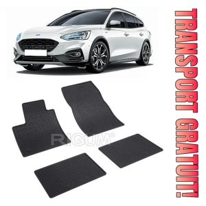 Ford Focus IV, Suv, fabricat din 09.2018 - Prezent, set covorase auto dedicate, din cauciuc 100% Premium