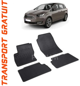 Ford Grand C-Max II, Van, fabricat din 11.2010 - 06.2019, set covorase auto dedicate, din cauciuc 100% Premium accesorii pentru autoturismul tau - masina v156268