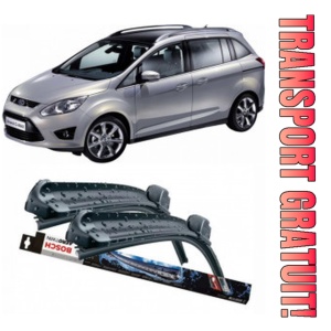 Ford Grand Set 2 stergatoare parbriz Bosch Bosch Aerotwin compatibile cu Ford Grand 2010-2019 (75 cm / 65 cm)