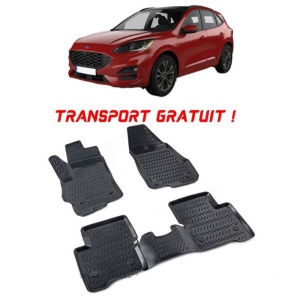 Ford Kuga III 2019- Set 4 covorase auto din cauciuc tip tavita premium line 3D - Transport Gratuit! accesorii pentru autoturismul tau - masina v49112