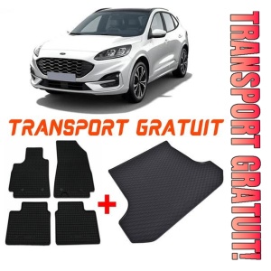 Ford Kuga Mhev din 04.2020 - Prezent Suv *1 , Set Covorase + tavita portbagaj auto