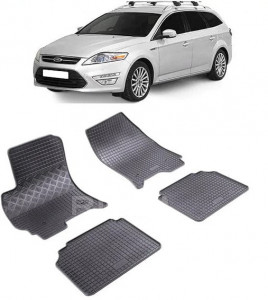 Ford Mondeo III, Combi, fabricat din 2001 - 08.2007, set covorase auto dedicate, din cauciuc 100% Premium accesorii pentru autoturismul tau - masina v156222