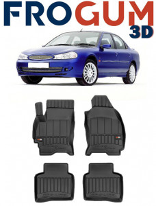 Ford Mondeo III, Sedan, Din 2001 - 08.2007 , Set Covorase Auto Tip Tavita Premium 3D, din cauciuc accesorii pentru autoturismul tau - masina v171688