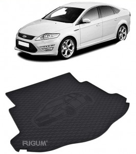 Ford Mondeo IV Sedan din 09.2007 - 12.2014, Tavita Pentru Portbagaj Lux Premium Dedicata, Roata Rezerva Ingusta / Kit Reparatie *2 accesorii pentru autoturismul tau - masina v186999