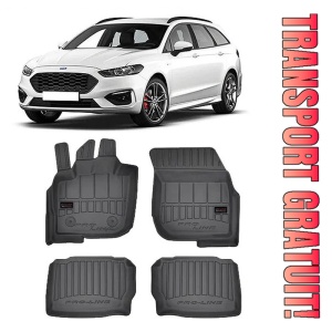 Ford Mondeo V, Combi, Din 01.2015 - Prezent , Set Covorase Auto Tip Tavita Premium 3D, din cauciuc