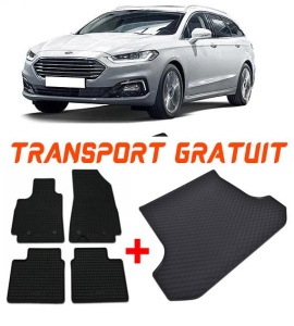 Ford Mondeo V din 01.2015 - Prezent Combi Roata Rezerva Ingusta / Kit Reparatie *2, Set Covorase + tavita portbagaj auto accesorii pentru autoturismul tau - masina v1536