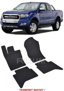 Ford Ranger set covorase auto dedicate, din cauciuc dedicate Ford Ranger fabricatie 2023 - prezent, caroserie pick-up - Transport Gratuit accesorii pentru autoturismul tau - masina v39683