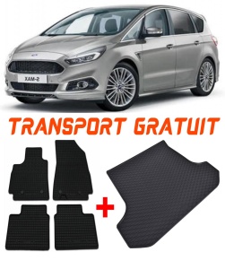 Ford S-Max Set Covorase + tavita portbagaj auto Ford S-Max II fabricatie 09.2015 - prezent, caroserie van, 5 locuri accesorii pentru autoturismul tau - masina v1852