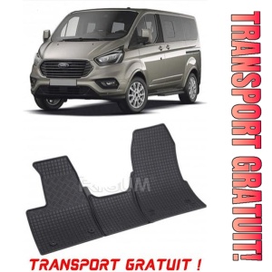 Ford Tourneo Custom fabricat din 02.2018 - Prezent, Van, 2-3 Locuri, Automat, set covorase auto dedicate, din cauciuc 100% Premium - Transport Gratuit
