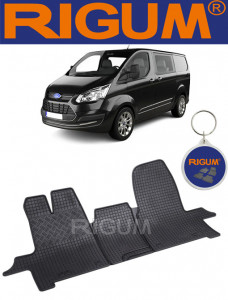 Ford Tourneo Custom, Van, fabricat din 01.2013 - Prezent, 2 Locuri, set covorase auto dedicate, din cauciuc 100% Premium accesorii pentru autoturismul tau - masina v156643