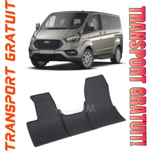 Ford Tourneo Custom, Van, fabricat din 02.2018 - Prezent, 2-3 Locuri, Automat, set covorase auto dedicate, din cauciuc 100% Premium