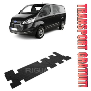 Ford Transit Custom, Van, fabricat din 01.2013 - Prezent, Rand 3, set covorase auto dedicate, din cauciuc 100% Premium - Img 1