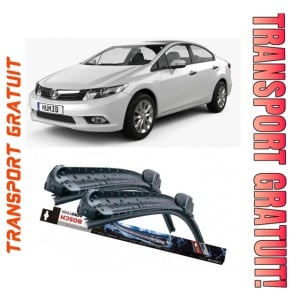 Honda Civic Ix Set 2 stergatoare parbriz Bosch Bosch Aerotwin 60 cm/53 cm compatibile cu Honda Civic Ix (Fk) din 2012-2016 (60 cm / 53 cm)