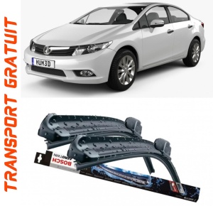 Honda Civic Ix Set 2 stergatoare parbriz Bosch Bosch Aerotwin 60 cm/53 cm compatibile cu Honda Civic Ix (Fk) din 2012-2016 (60 cm / 53 cm) accesorii pentru autoturismul tau - masina v127448