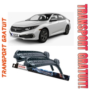 Honda Civic Set 2 stergatoare parbriz Bosch Bosch Aerotwin 60 cm/53 cm compatibile cu Honda Civic X Hatchback (Fc_, Fk_) din 2017-2022 (60 cm / 53 cm)