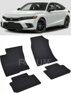 Honda CIVIc Xi fabricat din 11.2022 - Prezent, Hatchback, set covorase auto dedicate, din cauciuc 100% Premium accesorii pentru autoturismul tau - masina v152026