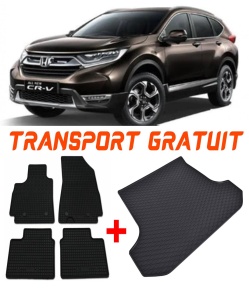 Honda CR-V Set Covorase + tavita portbagaj auto Honda CR-V IV fabricatie 10.2012 - 09.2018, caroserie suv accesorii pentru autoturismul tau - masina v2792