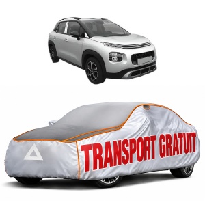 Husa Prelata Antigrindina Auto CITROEN C3 AIRCROSS II (2R_, 2C_) din 2017-2020, Protectie auto contra intemperiilor la grindina, Waterproof, 4x Stickere auto CITROEN