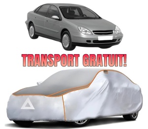 Husa Prelata Antigrindina Auto CITROEN C5 I (DC_) din 2001-2004, Protectie auto contra intemperiilor la grindina, Waterproof, 4x Stickere auto CITROEN
