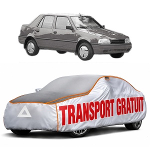 Husa Prelata Antigrindina Auto DACIA NOVA din 1996-2003, Protectie auto contra intemperiilor la grindina, Waterproof, 4x Stickere auto DACIA