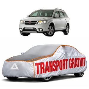 Husa Prelata Antigrindina Auto FIAT FREEMONT (345_) din 2011-2016, Protectie auto contra intemperiilor la grindina, Waterproof, 4x Stickere auto FIAT