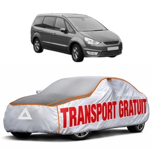 Husa Prelata Antigrindina Auto FORD GALAXY II (WA6) din 2006-2015, Protectie auto contra intemperiilor la grindina, Waterproof, 4x Stickere auto FORD
