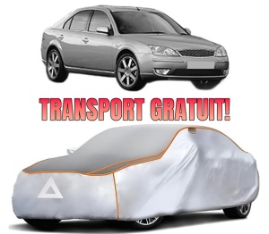 Husa Prelata Antigrindina Auto FORD MONDEO III (B5Y) din 2000-2007, Protectie auto contra intemperiilor la grindina, Waterproof, 4x Stickere auto FORD