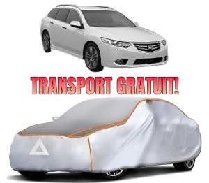 Husa Prelata Antigrindina Auto HONDA ACCORD VII Tourer (CM, CN) din 2003-2008, Protectie auto contra intemperiilor la grindina, Waterproof, 4x Stickere auto HONDA