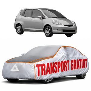 Husa Prelata Antigrindina Auto HONDA JAZZ II (GD_, GE3, GE2) din 2002-2008, Protectie auto contra intemperiilor la grindina, Waterproof, 4x Stickere auto HONDA