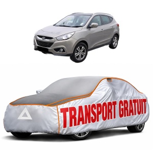 Husa Prelata Antigrindina Auto HYUNDAI ix35 (LM, EL, ELH) din 2009-2015, Protectie auto contra intemperiilor la grindina, Waterproof, 4x Stickere auto HYUNDAI