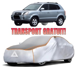 Husa Prelata Antigrindina Auto HYUNDAI TUCSON (JM) din 2004-2012, Protectie auto contra intemperiilor la grindina, Waterproof, 4x Stickere auto HYUNDAI
