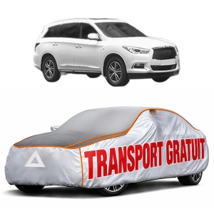 Husa Prelata Antigrindina Auto INFINITI QX60 din 2012-2021, Protectie auto contra intemperiilor la grindina, Waterproof, 4x Stickere auto INFINITI