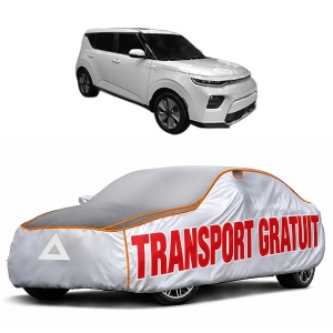 Husa Prelata Antigrindina Auto KIA SOUL III Cargo (SK3) din 2020, Protectie auto contra intemperiilor la grindina, Waterproof, 4x Stickere auto KIA