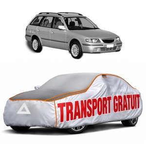 Husa Prelata Antigrindina Auto MAZDA 626 V Station Wagon (GW) din 1998-2002, Protectie auto contra intemperiilor la grindina, Waterproof, 4x Stickere auto MAZDA