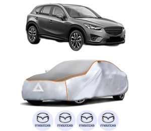 Husa Prelata Antigrindina Auto MAZDA CX-5 (KE, GH) din 2011-2017, Protectie auto contra intemperiilor la grindina, Waterproof, 4x Stickere auto MAZDA - Img 2