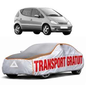Husa Prelata Antigrindina Auto MERCEDES-BENZ A-CLASS (W168) din 1997-2004, Protectie auto contra intemperiilor la grindina, Waterproof, 4x Stickere auto MERCEDES-BENZ