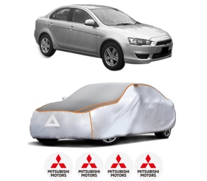 Husa Prelata Antigrindina Auto MITSUBISHI LANCER VIII (CY_A, CZ_A) din 2008-2015, Protectie auto contra intemperiilor la grindina, Waterproof, 4x Stickere auto MITSUBISHI - Img 2