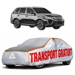 Husa Prelata Antigrindina Auto MITSUBISHI OUTLANDER III Van (GF_W, GG_W) din 2013-2018, Protectie auto contra intemperiilor la grindina, Waterproof, 4x Stickere auto MITSUBISHI